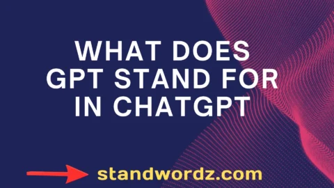 what does gpt stand for in chatgpt