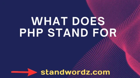 what does php stand for