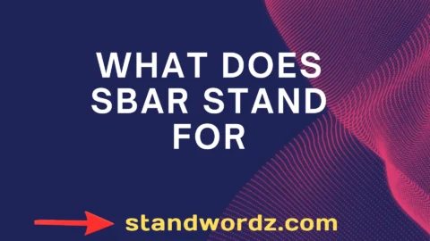 what does sbar stand for