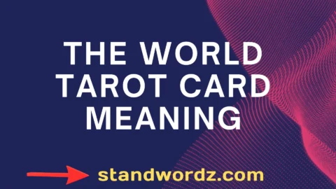the world tarot card meaning
