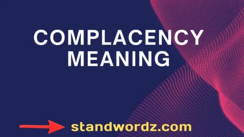 complacency meaning