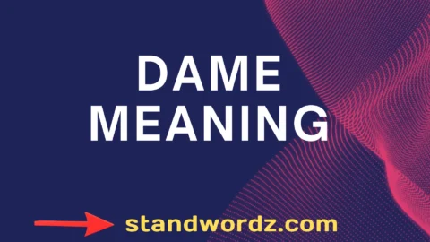 dame meaning