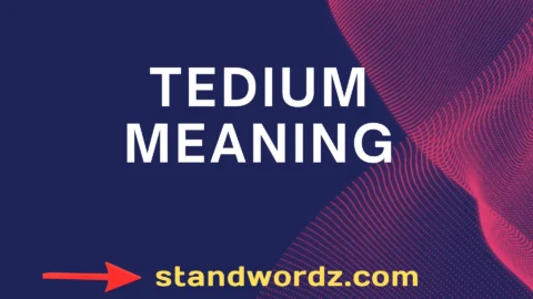 tedium meaning