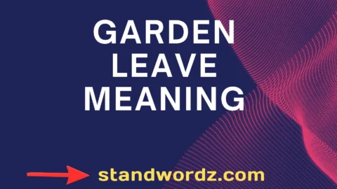 garden leave meaning