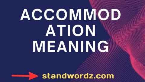 accommodation meaning