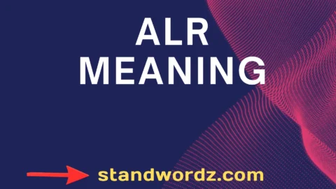 alr meaning