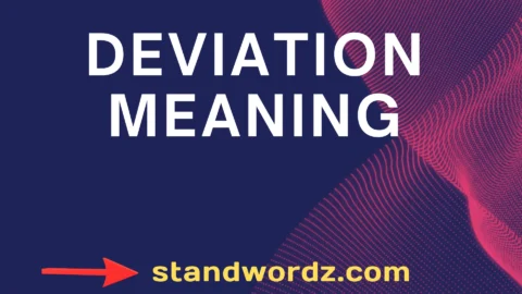 deviation meaning