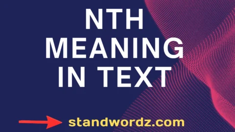 nth meaning in text