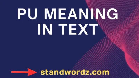 pu meaning in text