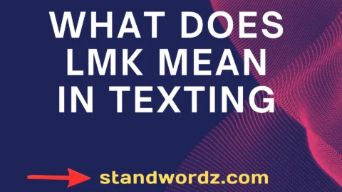 what does lmk mean in texting