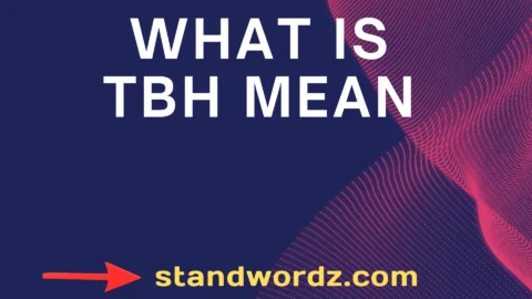 what is tbh mean