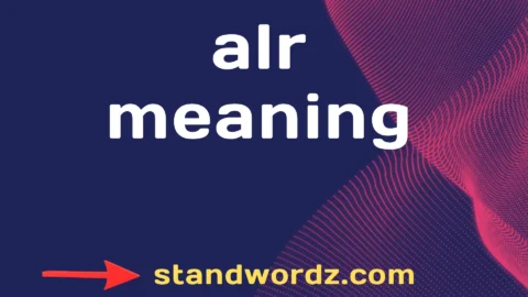 alr meaning
