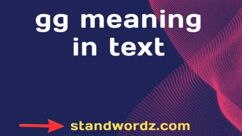 gg meaning in text