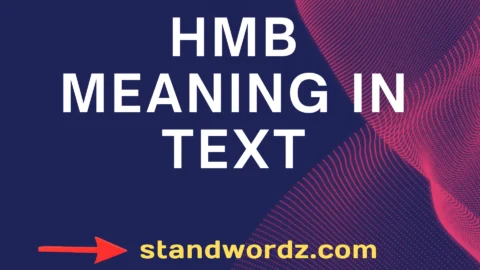 hmb meaning in text