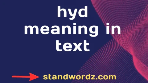 hyd meaning in text