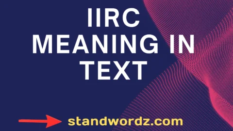 iirc meaning in text