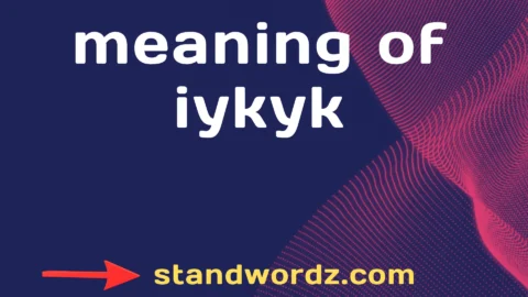 meaning of iykyk