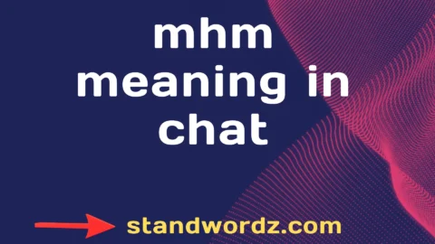 mhm meaning in chat