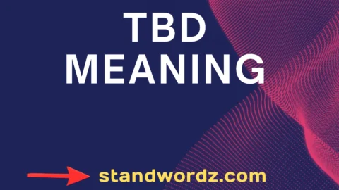 tbd meaning