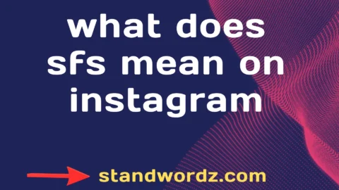 what does sfs mean on instagram