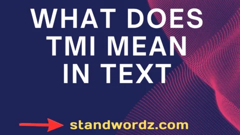 what does tmi mean in text