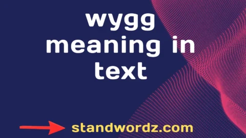 wygg meaning in text