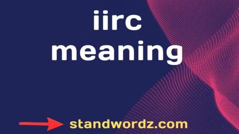iirc meaning