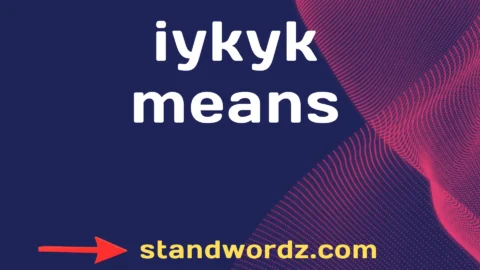 iykyk means