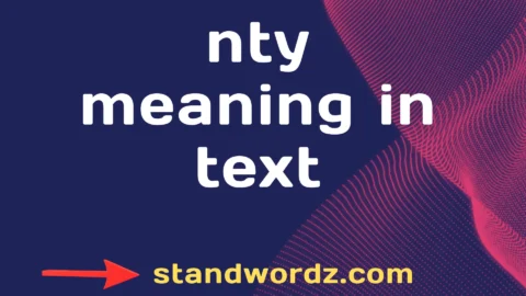 nty meaning in text