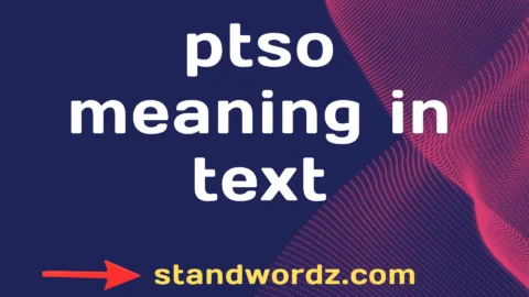 ptso meaning in text