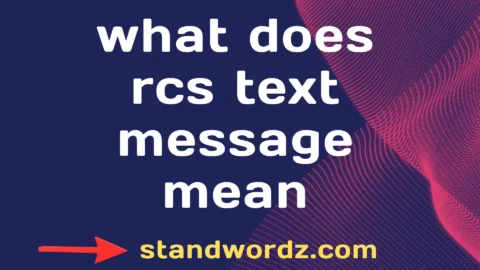 what does rcs text message mean