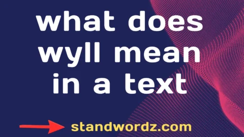 what does wyll mean in a text
