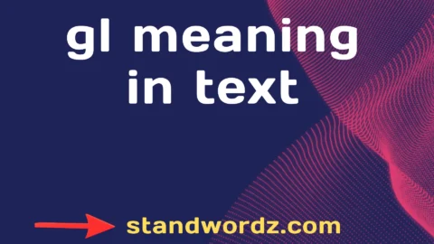 gl meaning in text