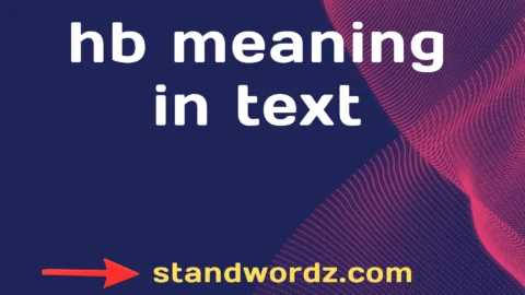 hb meaning in text