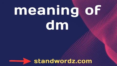 meaning of dm
