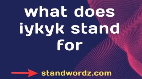 what does iykyk stand for